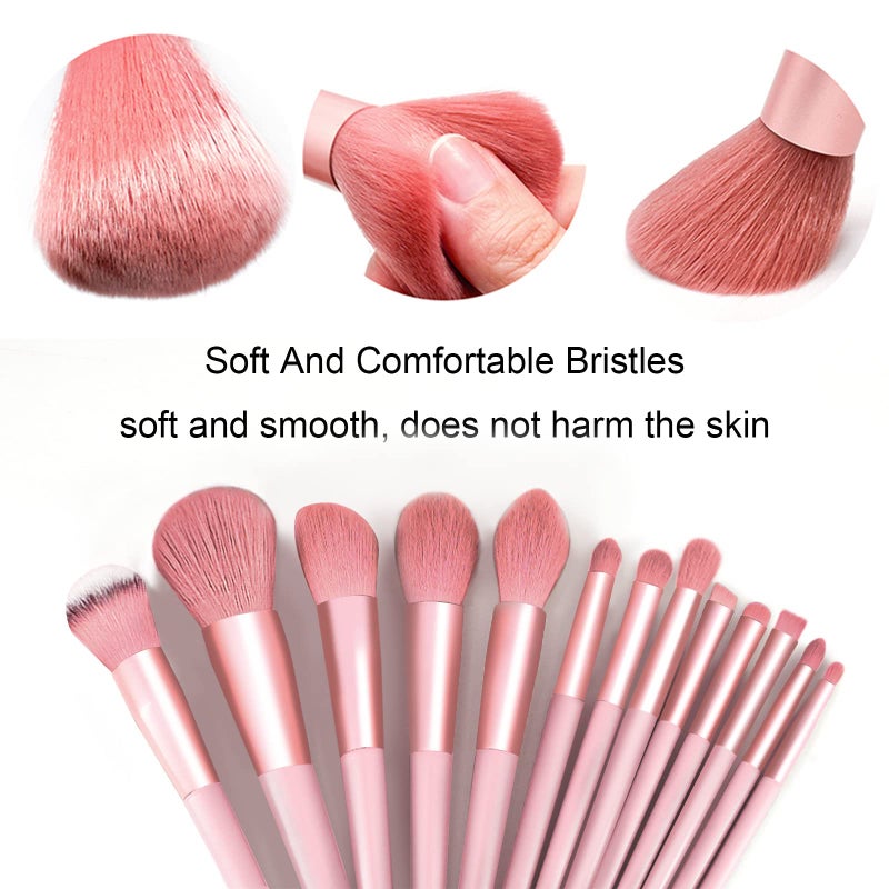Koccido Makeup Brushes 22 Pcs Makeup Kit,Foundation Brush Eyeshadow Brush Make up Brushes Set (Pink, 22 Piece Set) - Image 2