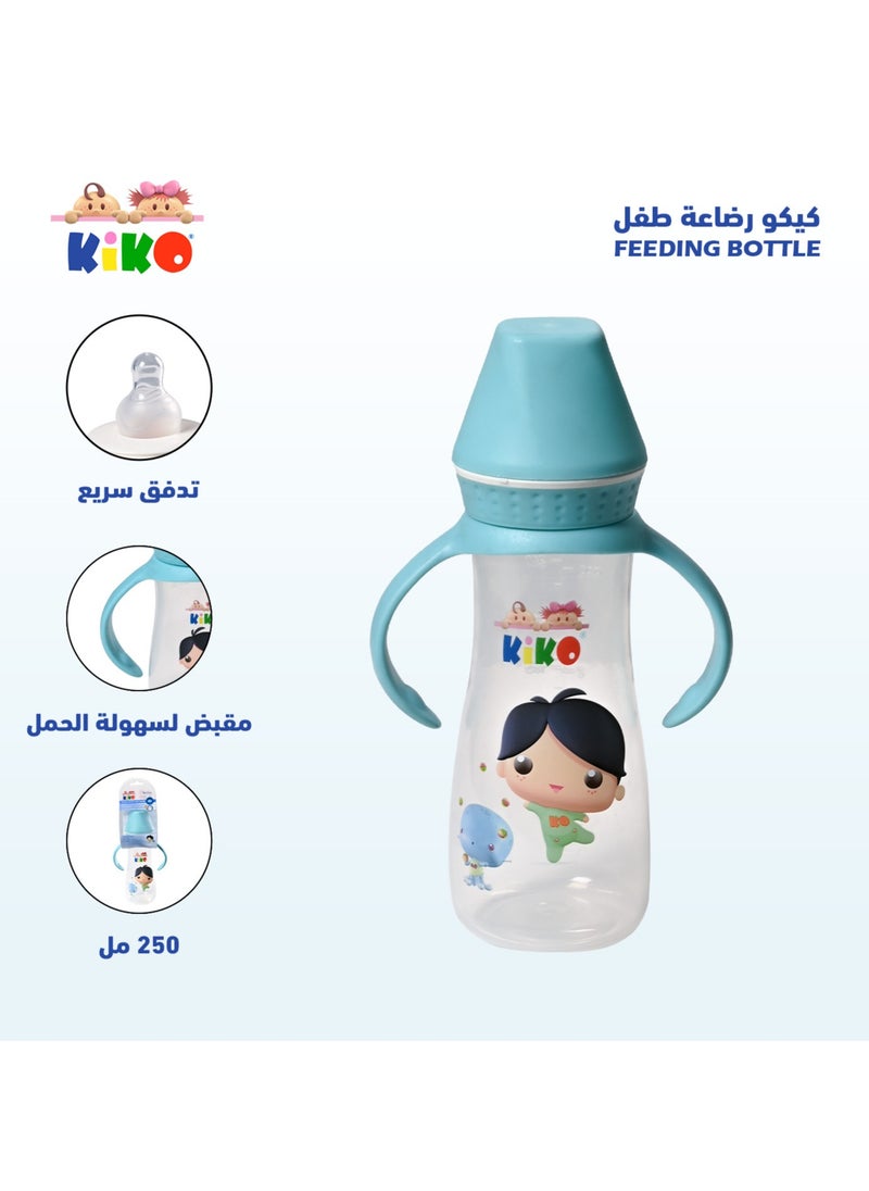 كيكو - رضاعة طفل 250 مل مع حلمة سيلكون - Image 1