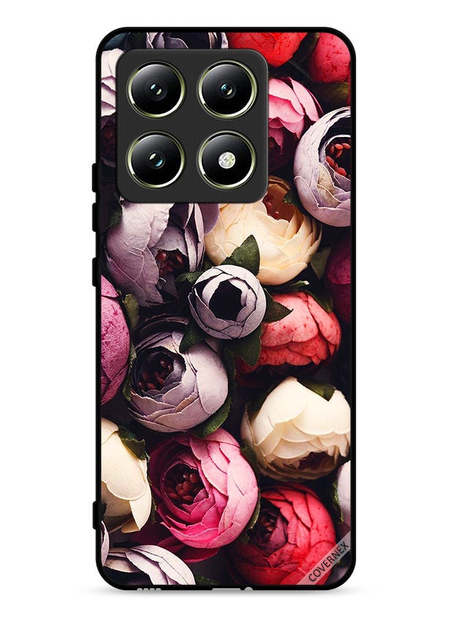 Covernex Xiaomi 14T 5G Protective Case Cover Dark Cone Roses - Image 1