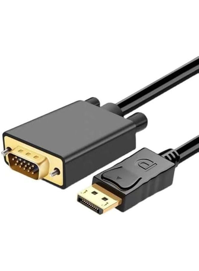 كابل محول VGA ذكر إلى ذكر بدقة 1080بكسل للابتوب والكمبيوتر والتلفزيون عالي الدقة وجهاز العرض والشاشة - Image 5