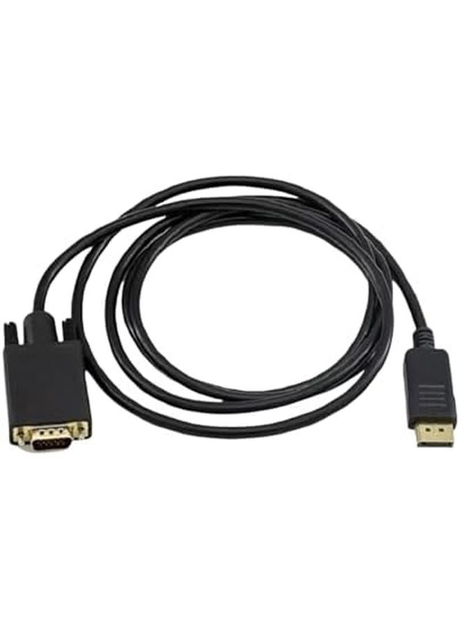 كابل محول VGA ذكر إلى ذكر بدقة 1080بكسل للابتوب والكمبيوتر والتلفزيون عالي الدقة وجهاز العرض والشاشة - Image 2