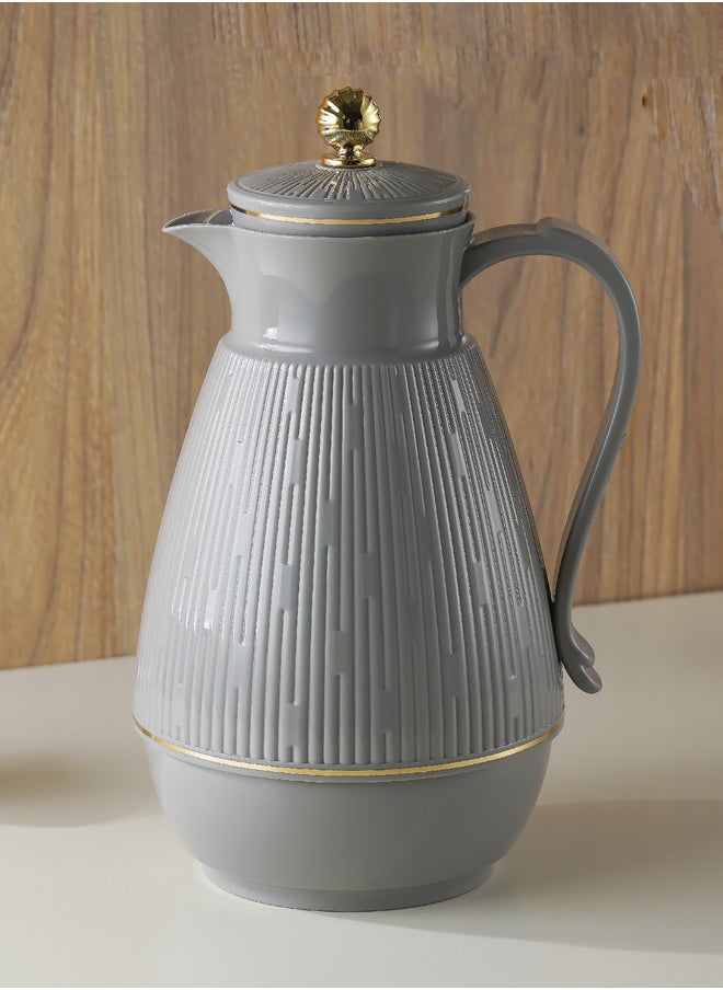 REEM Tea/Coffee Flask 1L Grey/Gold  - Image 2