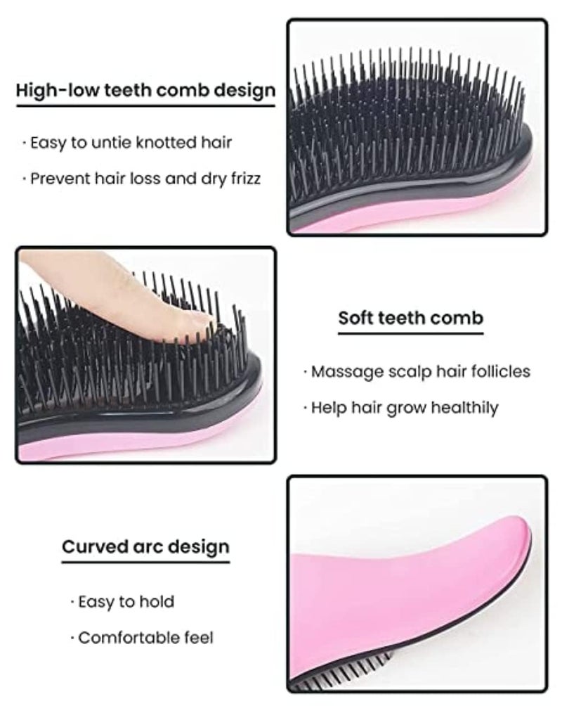 BANIRA Detangling 2 pcs Comb for NaturalCurly Straight Wet or Dry Hair adult kids - Image 3