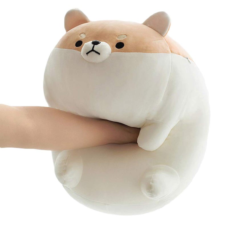 EHOTONG Shiba Inu Dog Plush Pillow Corgi Stuffed Animal Plush Toy Hug Pillow Gifts for Girl Boy Brown 196in - Image 3