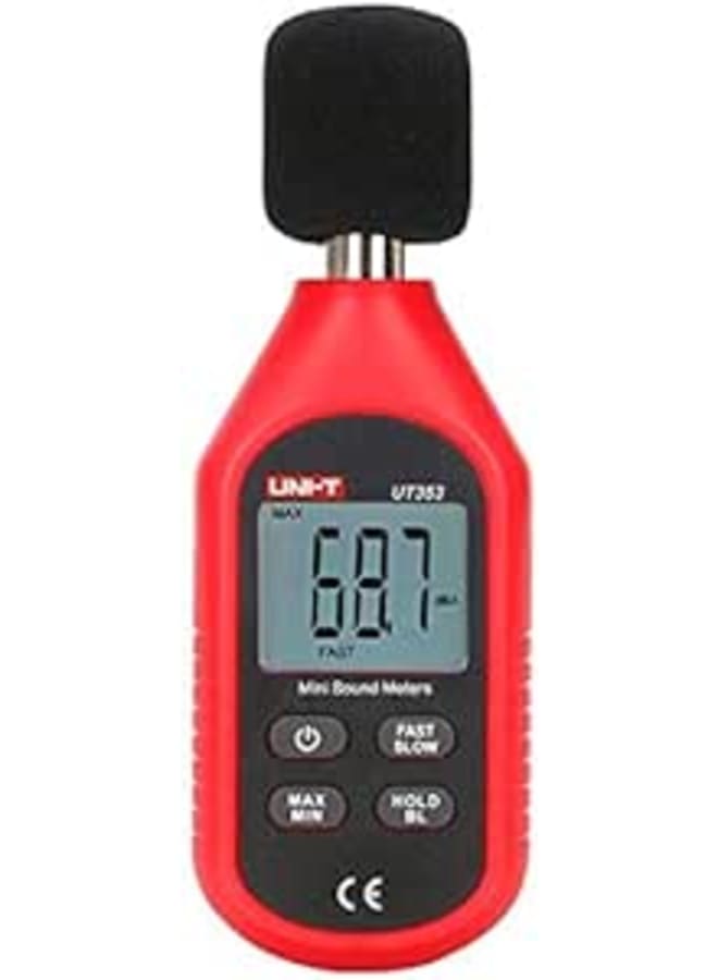 UNI-T UT353 Mini LCD Display Digital Sound Level Meter Noise Measuring Instrument Decibel Monitoring Tester 30-130dB