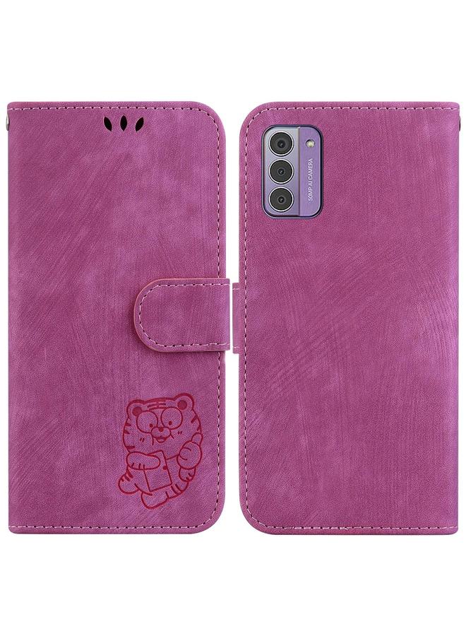 S-TOP Case For Nokia G42 Little Tiger Embossed Leather Phone Case - Image 1