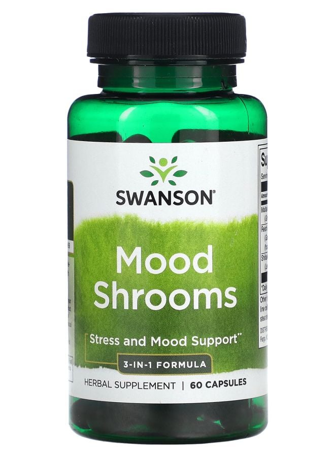 SWANSON Mood Shrooms 60 Capsules