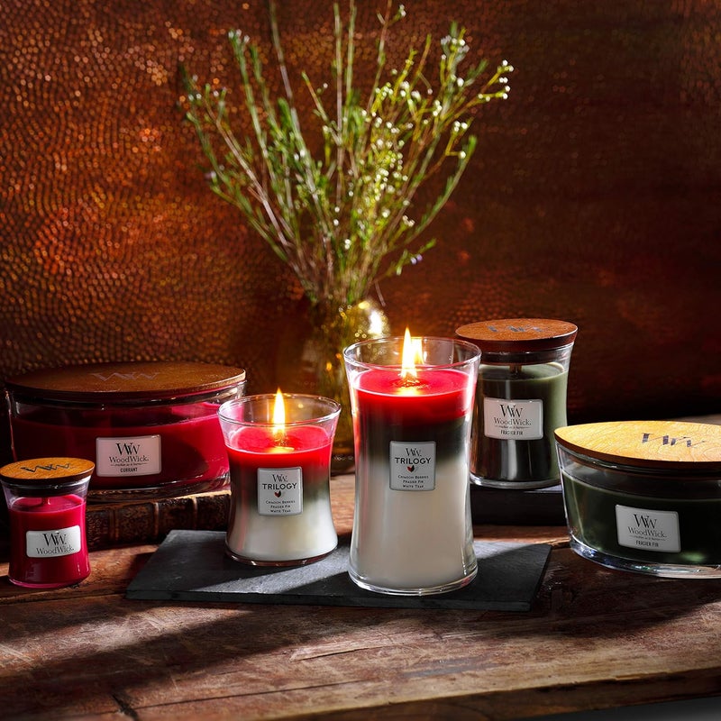WoodWick Ellipse Scented Candle with Crackling Wick | Sun-Ripened Berries | Up to 50 Hours Burn Time, Burgundy - Image 4