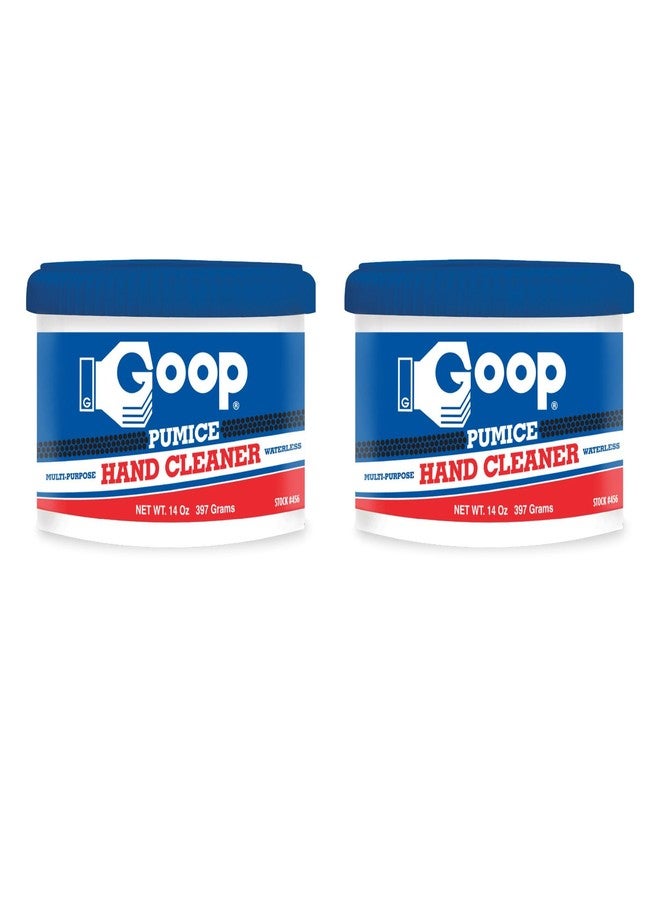 GOOP Multi-Purpose Waterless Hand Cleaner with Pumice - 14 oz Can (Pack of 2) - Image 1