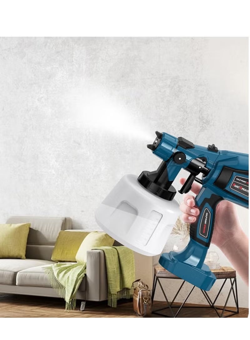 رذاذ الطلاء الكهربائي ، 800W ، 1400ml القدرة ، أدوات الطلاء المثالية للرسم المنزلي للأثاث 4 فوهات و 3 أنماط ، سهلة التنظيف للخزانات ، السياج ، الجدران ، الباب ، كراسي الحديقة - Image 3