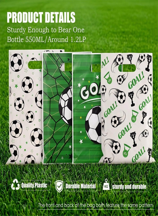 Rexinc 50Pcs Soccer Goodie Bags, Durable Soccer Snack Bags, Soccer Party Favor Bags, Soccer Gift Bags for Kids Teens Team Events Sports Theme Decorations - Image 3