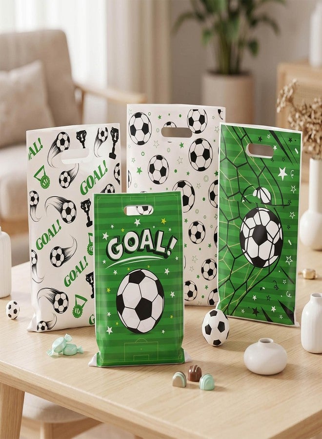 Rexinc 50Pcs Soccer Goodie Bags, Durable Soccer Snack Bags, Soccer Party Favor Bags, Soccer Gift Bags for Kids Teens Team Events Sports Theme Decorations - Image 5