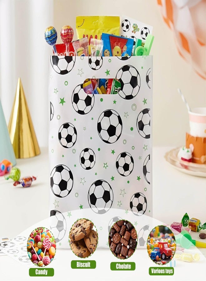Rexinc 50Pcs Soccer Goodie Bags, Durable Soccer Snack Bags, Soccer Party Favor Bags, Soccer Gift Bags for Kids Teens Team Events Sports Theme Decorations - Image 4