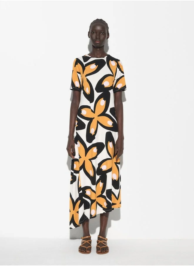 PARFOIS Printed Long Dress