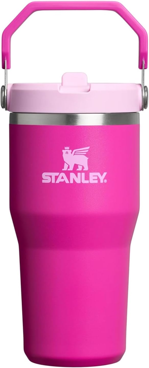 Stanley ستانلي آيس فلو جو 590مل/20أونصة فليب سترو تامبلر - فيوليت بلوسوم - Image 1