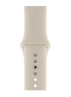 PROMASS Solid Silicone Replacement Band For Apple Watch Series 5/4/3/2/1 Stone  - Image 1