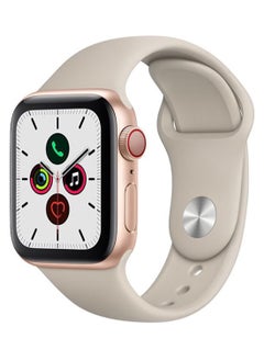 PROMASS Solid Silicone Replacement Band For Apple Watch Series 5/4/3/2/1 Stone  - Image 2