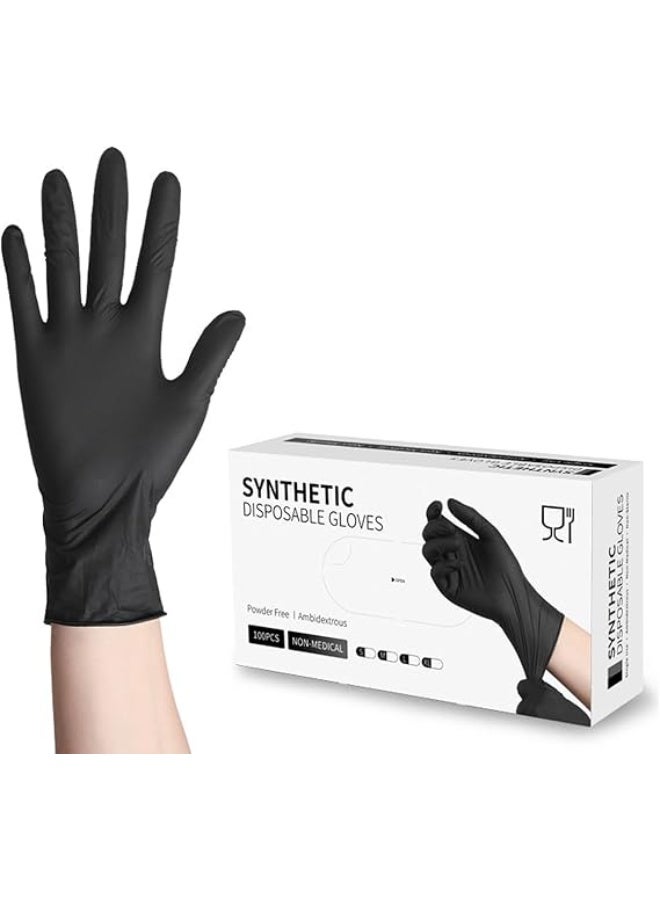Disposable Nitrile Gloves - Heavy Duty, Latex-Free & Food Safe Gloves - Essential for Medical, Cleaning & Cooking - Image 1