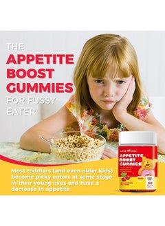 Line Appetite Boost Gummies, Naturally Enhance Children's Appetite Gummies, Kids Appetite Boost Gummies for Fussy Eater, Hawthorn Flavor 60 Gummies  - Image 2