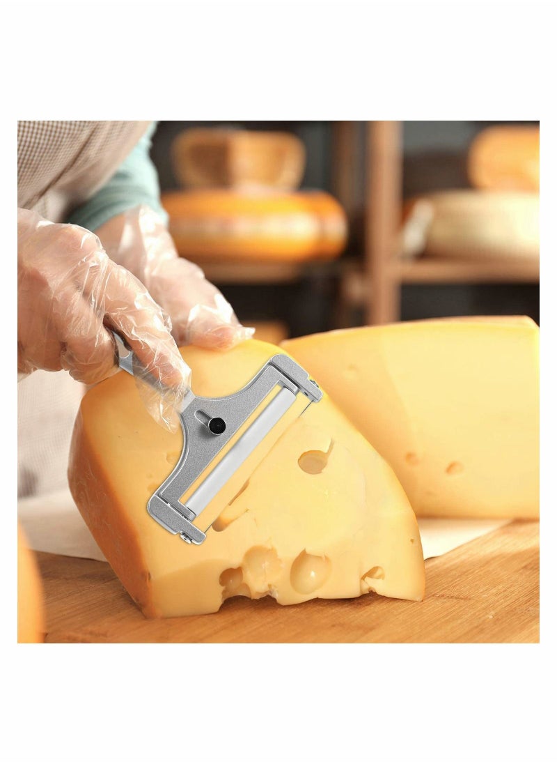 Y&D - Cheese Slicer Heavy Duty Adjustable Thickness Stainless Steel Wire Cutter Angle for Soft, Semi Hard Cheeses Kitchen Cooking Tool - Image 1