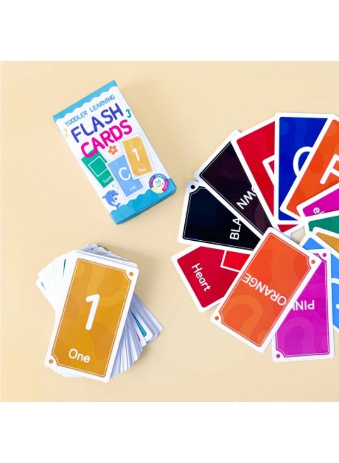 58-Piece Early Education Enlightenment Flash Cards, Words Recognition Double Sided Card, Puzzle Early Education Fun Cards, Educational Learning Toys  - Image 5