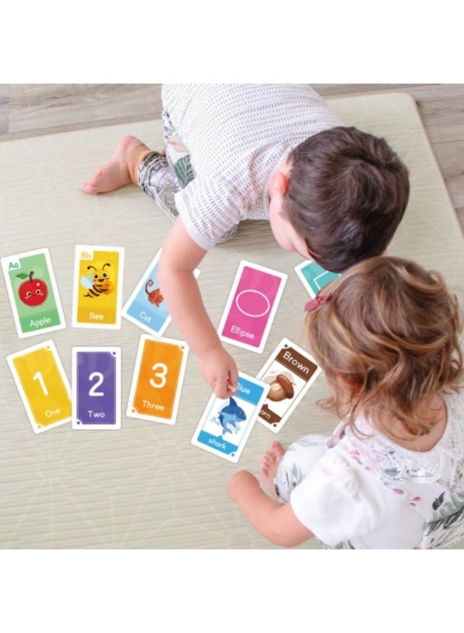 58-Piece Early Education Enlightenment Flash Cards, Words Recognition Double Sided Card, Puzzle Early Education Fun Cards, Educational Learning Toys  - Image 4