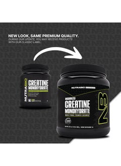 NutraBio 100% Pure Creatine Monohydrate (1000 Grammes) - Micronized, Unflavored, Hplc Tested  - Image 3