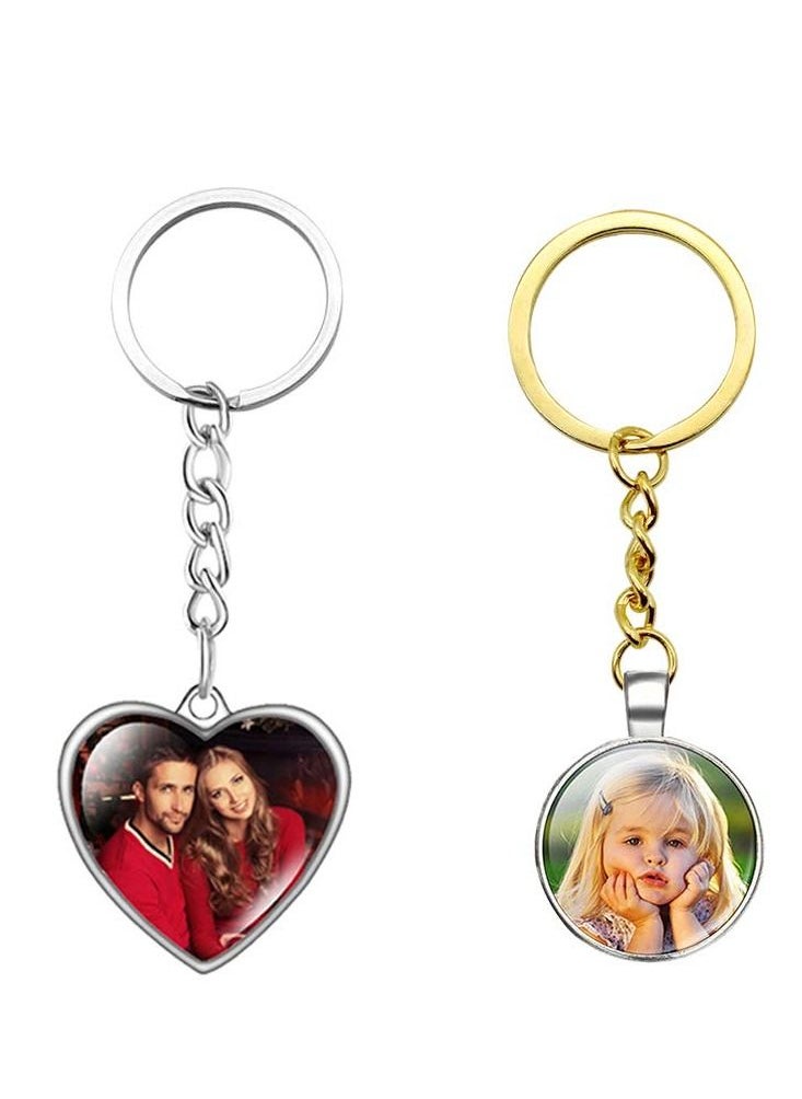 Generic - 100 PCS Keyring Rings Split Key Ring with Chain and Jump Metal Open Round Kit for Keychain Art Crafts Golden and Silver - Image 1