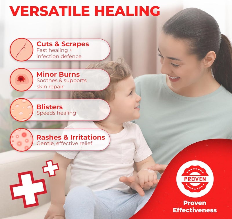 Ever Ready First Aid مرهم مضاد حيوي ثلاثي 9 جرام عبوات كريم إسعافات أولية للجروح والخدوش والحروق نيومايسين باكيتراسين بوليميكسين ب 72 عدداً - Image 4