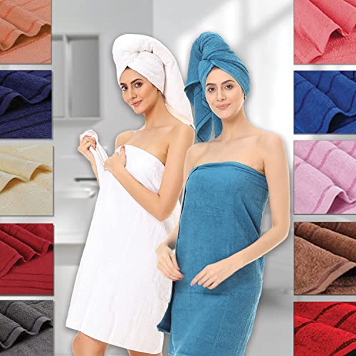 Sassoon Melrose 100% Cotton 2 Piece Hand Towel Set, 380 GSM - (Red & Brown) (40cmX60cm) - Highly Absorbent, Soft Material, Perfect for Daily Use - Image 5