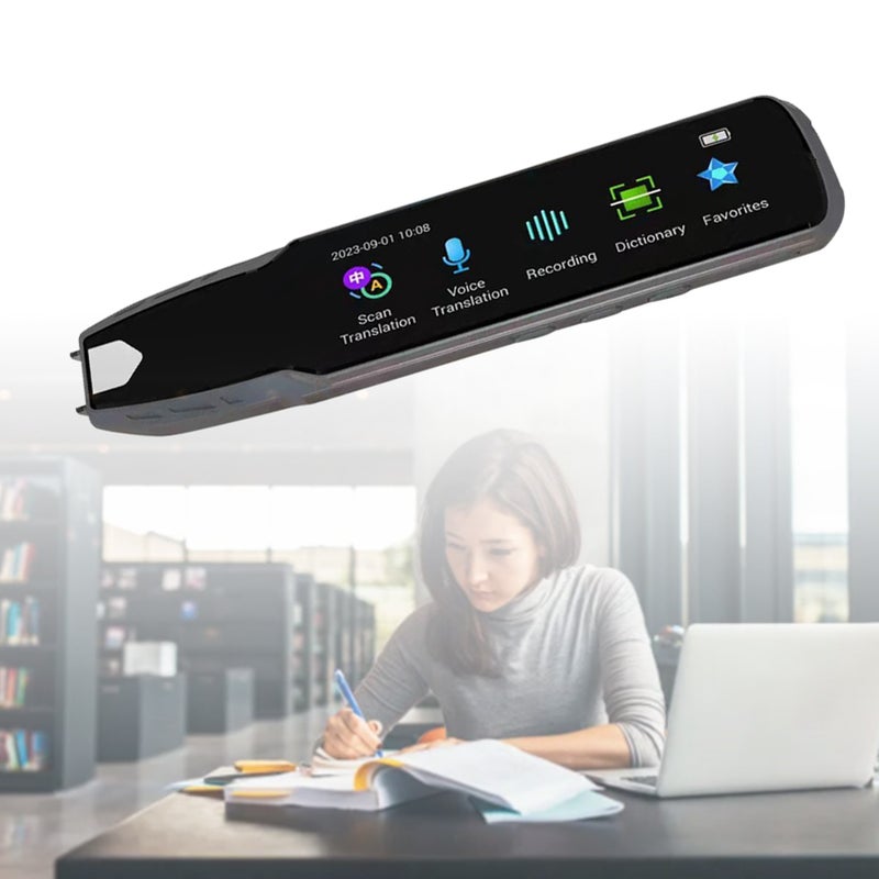 Scan Translation Pen 2 Way 113 Languages Translation 3.69in Screen Recording Translator Pen - Image 1