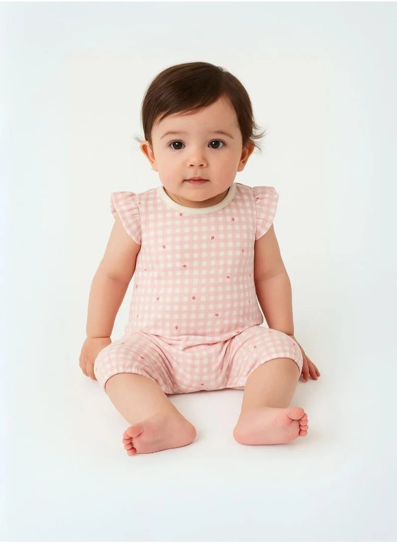 MINOTI Baby 2 Pack Frill Sleeve Rompers