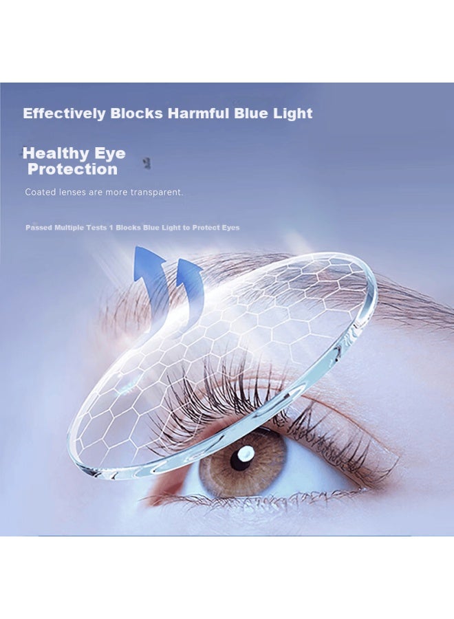 Fall in love Lovesmart Smart Zoom Color-changing Progressive Multifocal Reading Gl For Men And Women, Fashionable Distance And Near Use, Hd Blue Light Blocking, +1.50 Diopters - Image 3