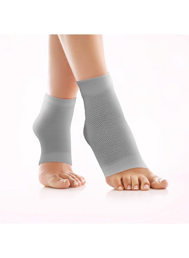 Finalize Silicone Gel Heel Socks for Dry Hard Cracked Heel Repair Pad, Swelling & Pain Relief, Cushion Support, Foot Care, Plantar Fasciitis for Men and Women-(Free Size,1 Pair)- Multi Colour - Image 2