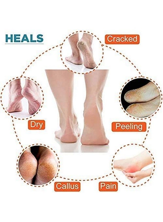 Finalize Silicone Gel Heel Socks for Dry Hard Cracked Heel Repair Pad, Swelling & Pain Relief, Cushion Support, Foot Care, Plantar Fasciitis for Men and Women-(Free Size,1 Pair)- Multi Colour - Image 4