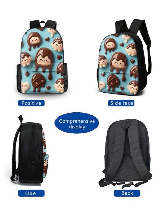 New universal cartoon new three-piece schoolbag (students, children) - 406  - Image 3