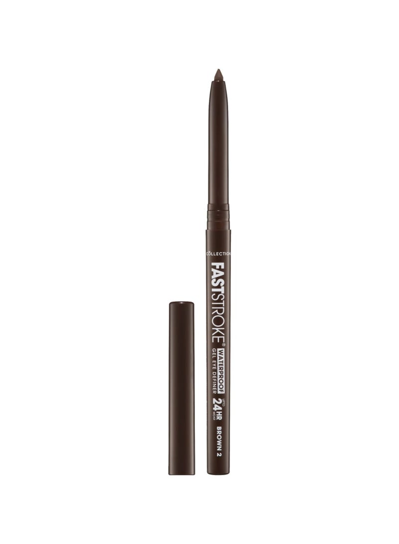 Collection Fast Stroke Waterproof Eye Definer - Brown - Image 1