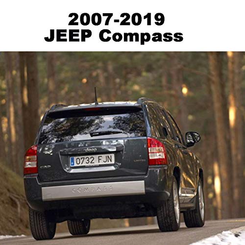 AMFRNE 7 Inch Direct Replacement Removable Black Rubber Radio Antenna MAST Compatible with Jeep Wrangler JK JL, Cherokee, Liberty, Compass, Renegade, Grand Cherokee Models 2007-2025 2026 - Image 4