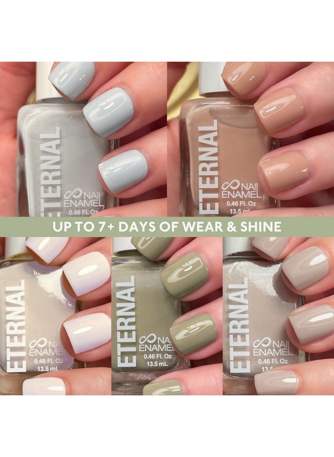 ETERNAL - Pastel Nail Polish Sets For Women (Chic Pastels) Pastel Nail Polish Set For Girls Long Lasting & Non Toxic Nail Polish Kit For Home Diy Manicure & Pedicure Made In Usa 13.5Ml (Set Of 5) - Image 1