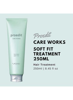 Lebel Lebel Proedit Care Works Hair Shampoo 300ml & Hair Ttreatment 250ml Set - Soft Fit  - Image 4