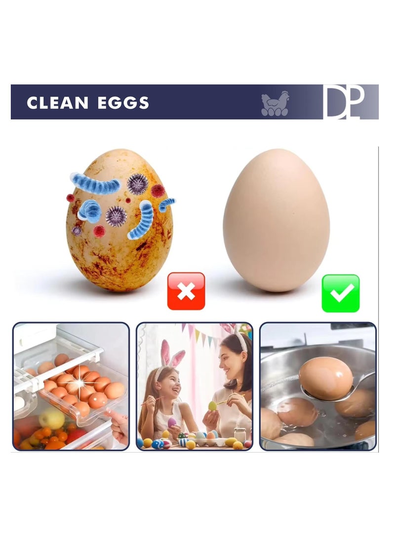 Fresh Egg Washer, Reusable Silicone Cleaner and Kitchen Brush Tools - Egg Brush for Cleaning Fresh Eggs, Fresh Egg Cleaner (Blue)  - Image 5