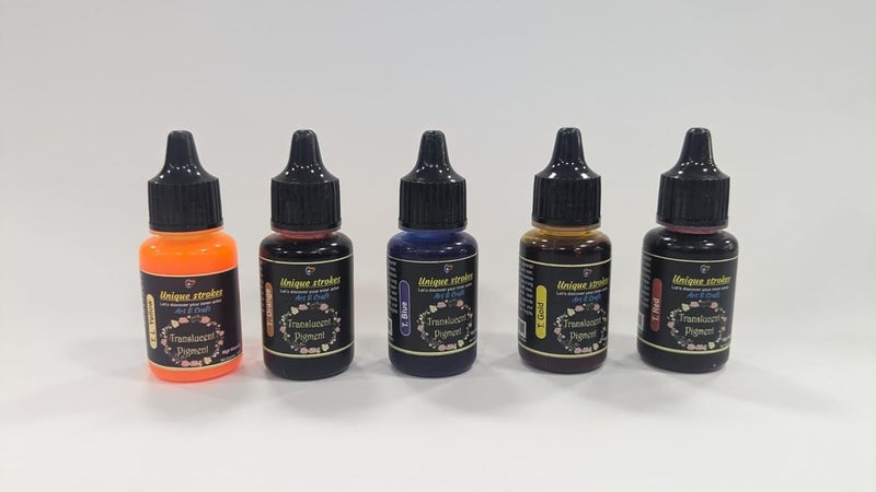 Unique Strokes Unique Strokes Translucent Pigment A Set of 5 75gm  - Image 2