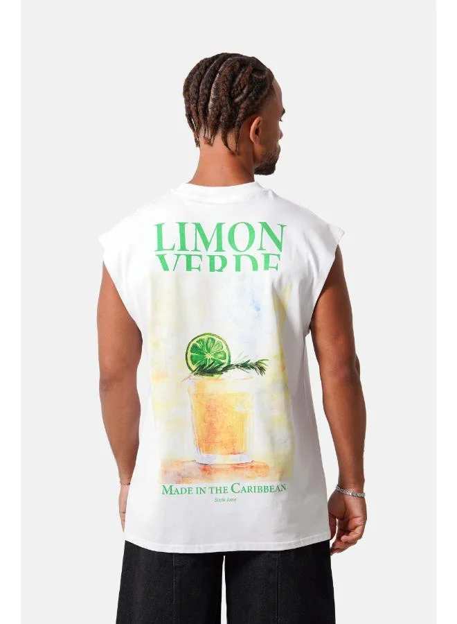 Sixth June Limon Relaxed Sleeveless Tee