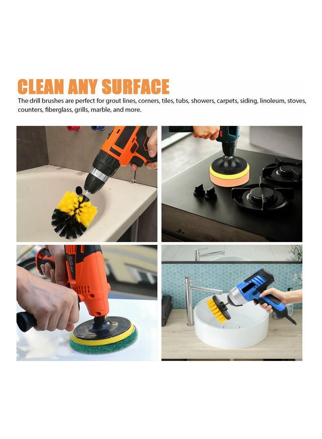 MUNTAQI 6-Piece Drill Brush Attachment Set Cleaning Kit - Image 4