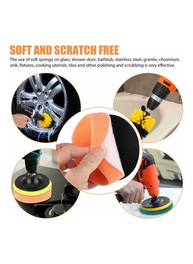 MUNTAQI 6-Piece Drill Brush Attachment Set Cleaning Kit - Image 3