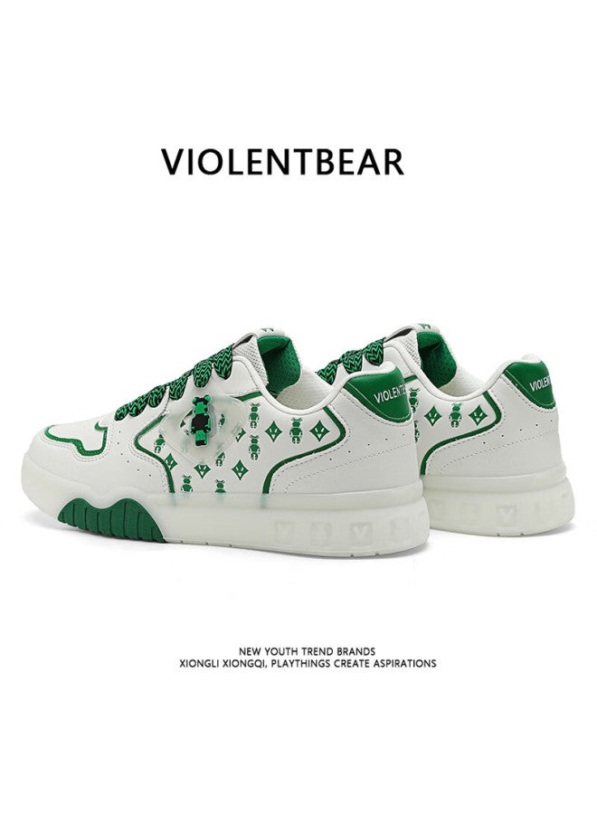 Violentbear Men's Summer Breathable Casual Board Shoes Trendy High-value All-match Low-top Popcorn Stepping-on Feeling Women's Shoes - Image 1