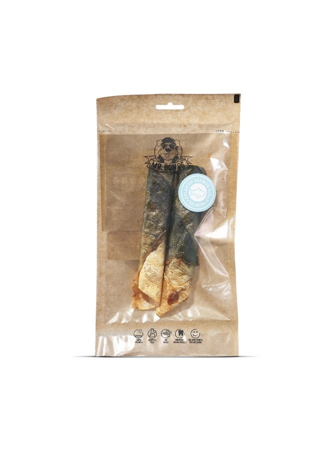 Mr. Bones Salmon Rolls for Dogs - Natural Dental Snack - Image 1