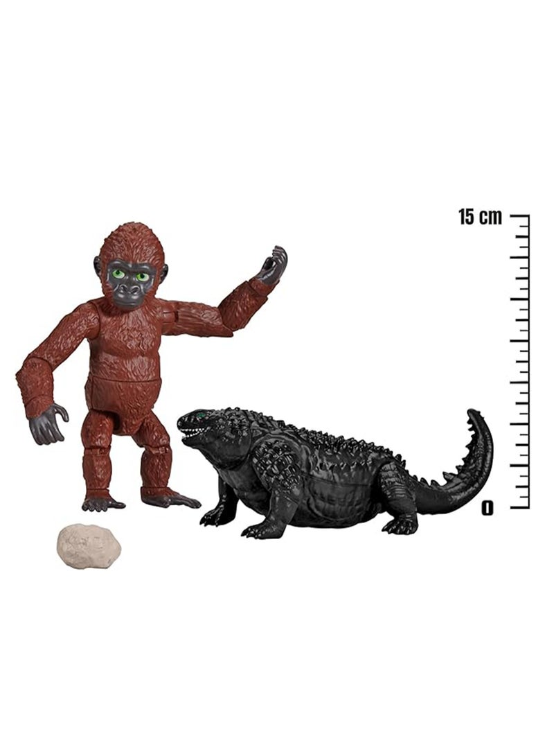 Godzilla Articulated Figure Shimu Lizard Movable Gorilla Model Figure - Image 2