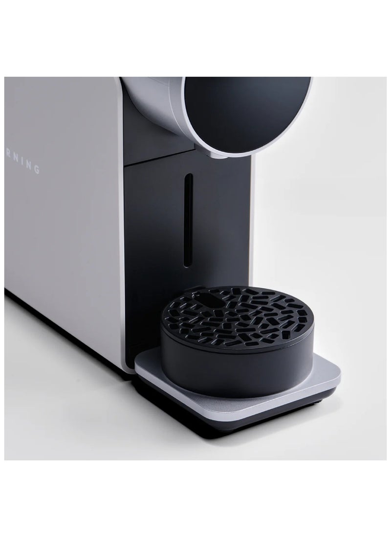 MORNING - Capsule Coffee Machine, Built-in recipes, Adjustable - brew temperature, pressure profiles and the water-to-coffee ratio, Compatible with Nespresso® Original Line Capsules - White - Image 1