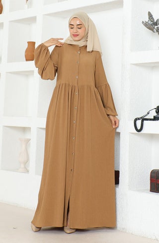 Bürümcük Fabric Judge Collar Abaya 1022-02 Mink - pzsku/ZF93CA8D3B70565EE3410Z/45/_/1738793284/7a6015c9-3218-48f2-9374-0014132b80b2